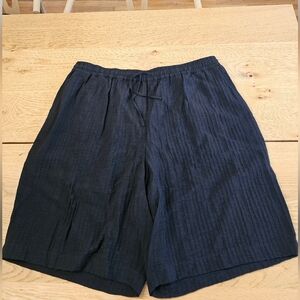 Zara Black Textured Drawstring Men’s Shorts